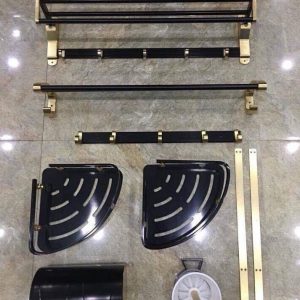 BỘ PHỤ KIỆN NHÔM SƠN TĨNH ĐIỆN ĐEN